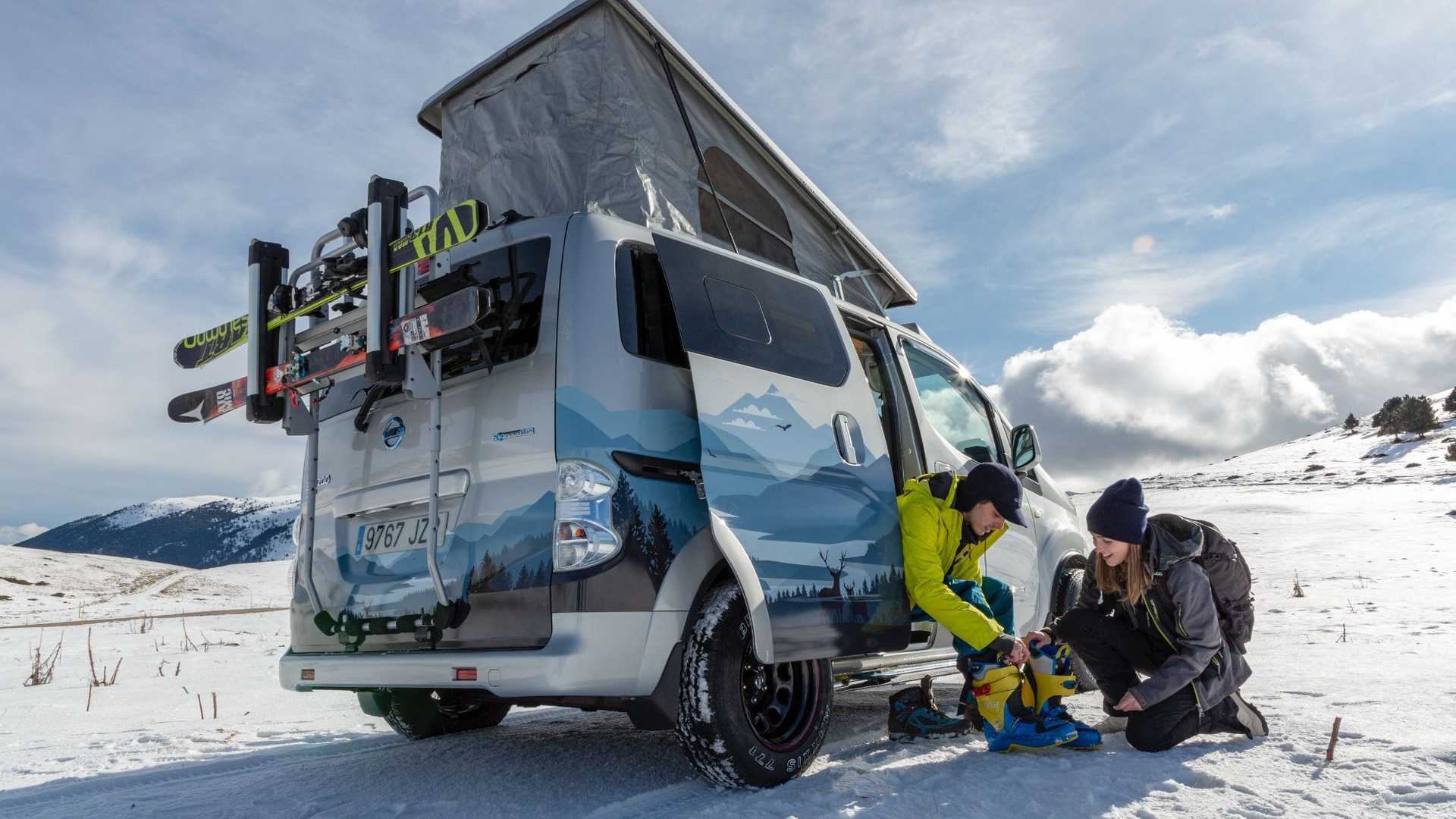 Χειμερινές εξορμήσεις με το Nissan eNV200 Winter Camper