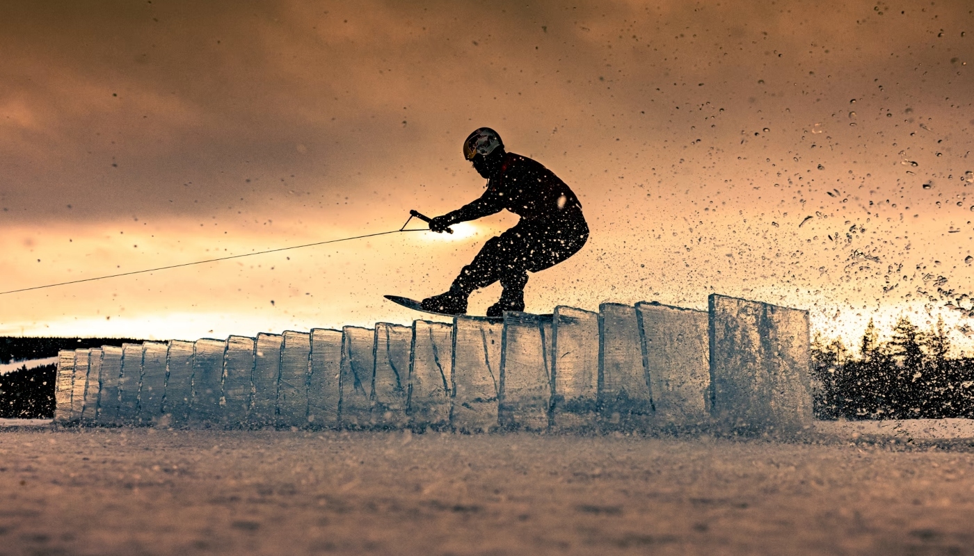Ice Dream – Ο Felix Georgii έκανε Wakeboard πάνω στον πάγο