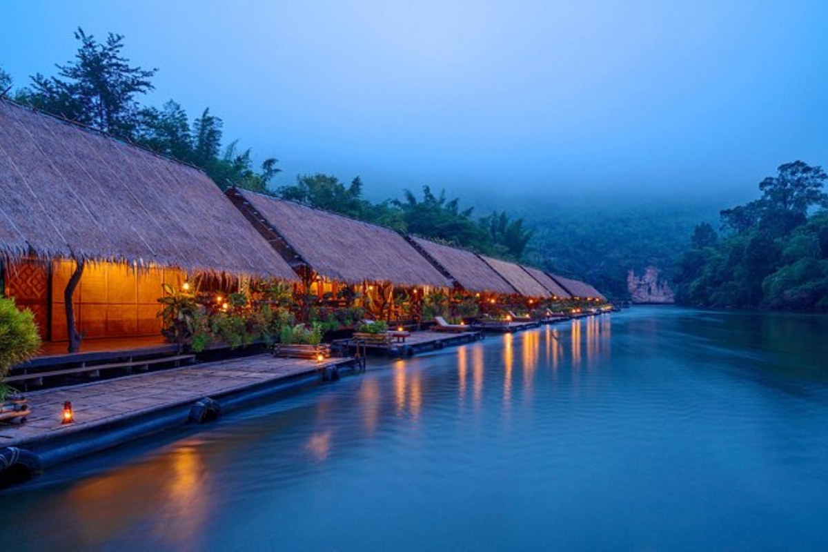 RIVER KWAI JUNGLE RAFTS RESORT IN KANCHANABURI