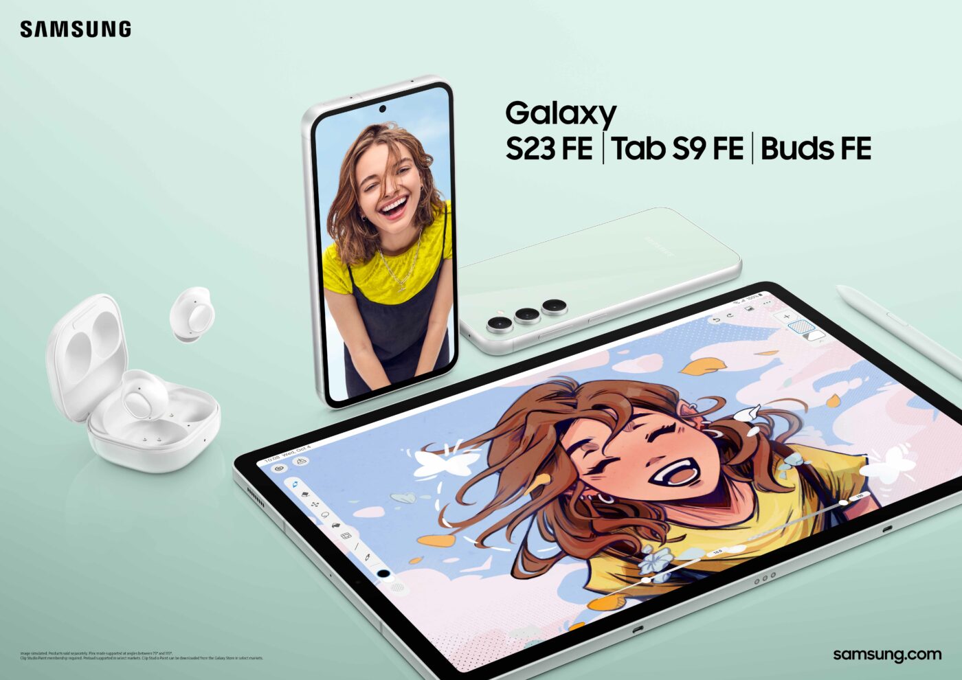 Ήρθαν τα νέα Samsung Galaxy S23 FE, Tab S9 FE και Buds FE